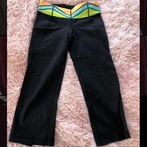 Lululemon cropped flare leggings